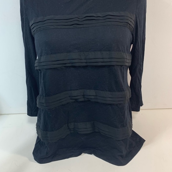 ANN Taylor LOFT Black Blouse - Picture 2 of 4